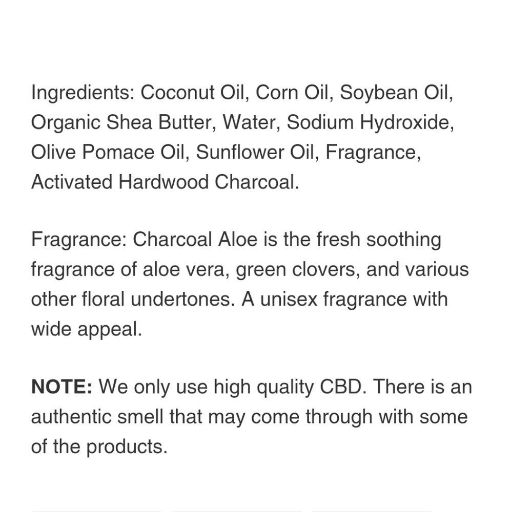 Charcoal Aloe Soap - Picture 3 of 3